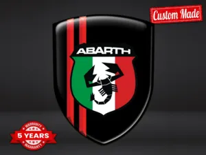 Fiat Abarth Pegatinas Automotrices Deporte Lujo Estilo Minimalista